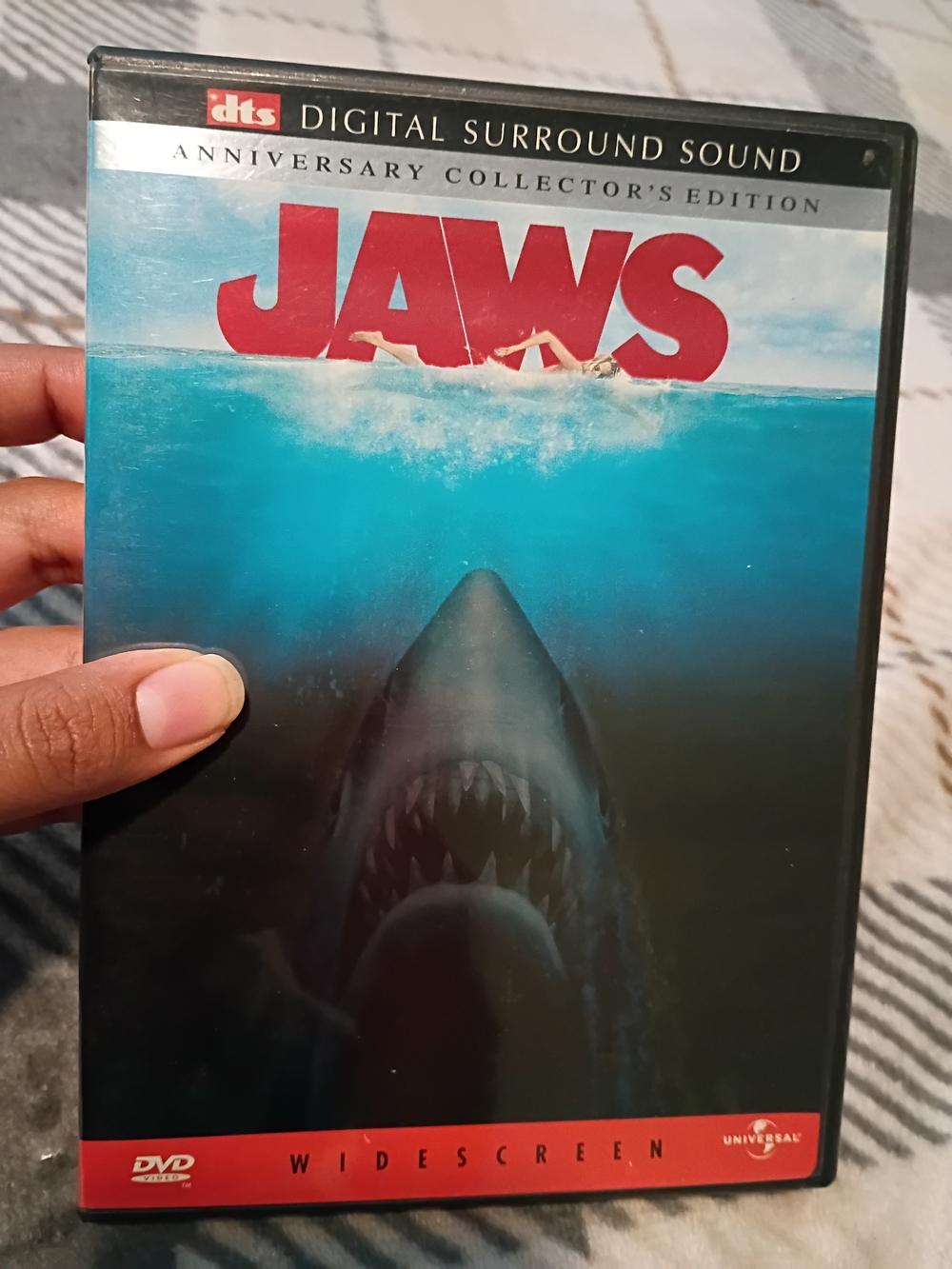 Jaws Anniversary Collector's Edition DVD - Red & Ocean Blue Cover